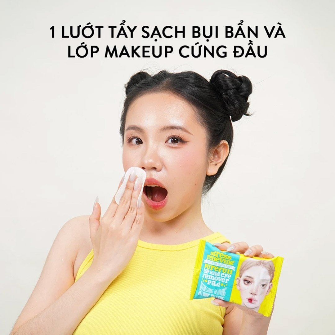 Bông Tẩy Trang Ariul Chuyên Dụng Cho Mắt Và Môi 30 Miếng