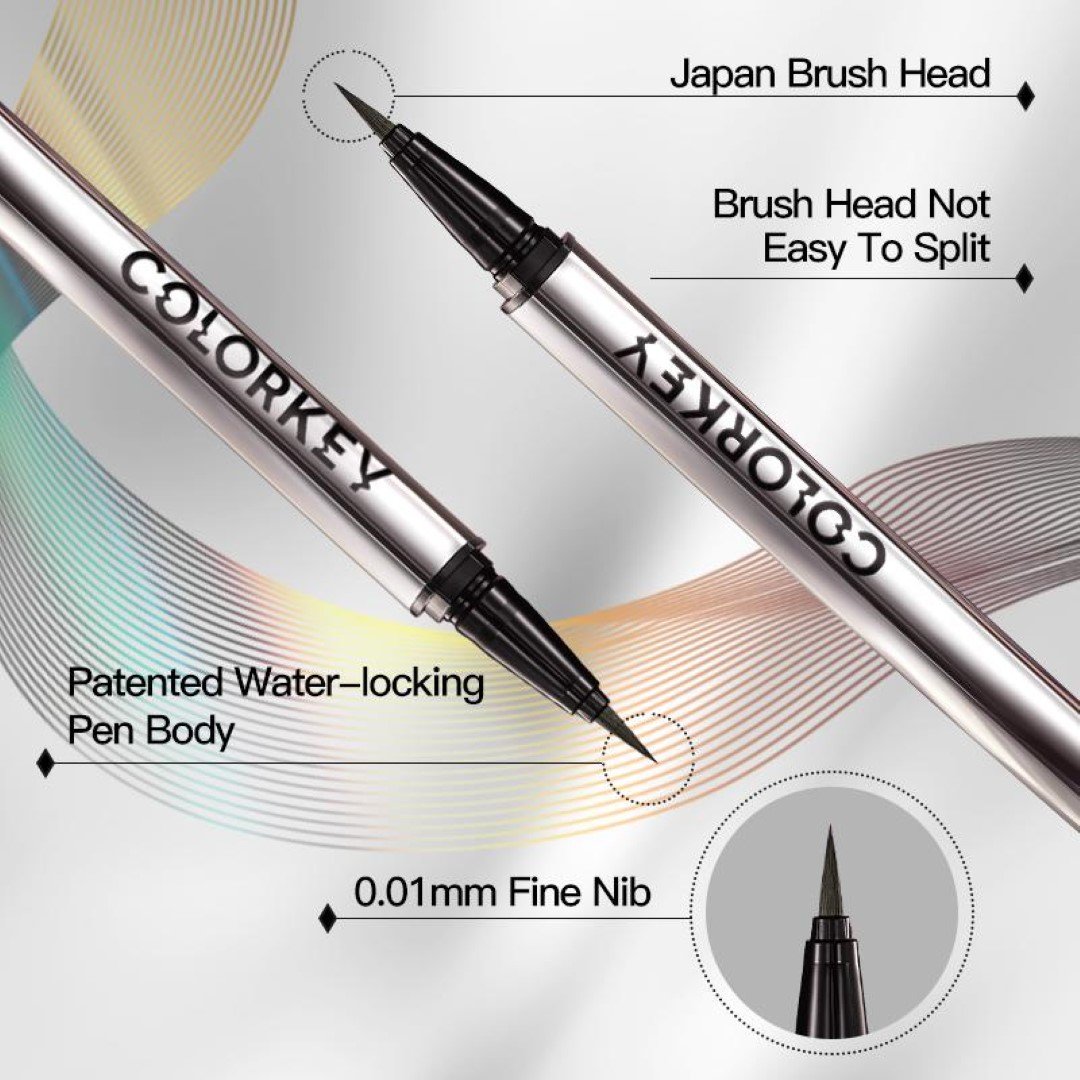 Bút Kẻ Mắt Colorkey Chống Nước Lâu Trôi N01 Đen 0.5g