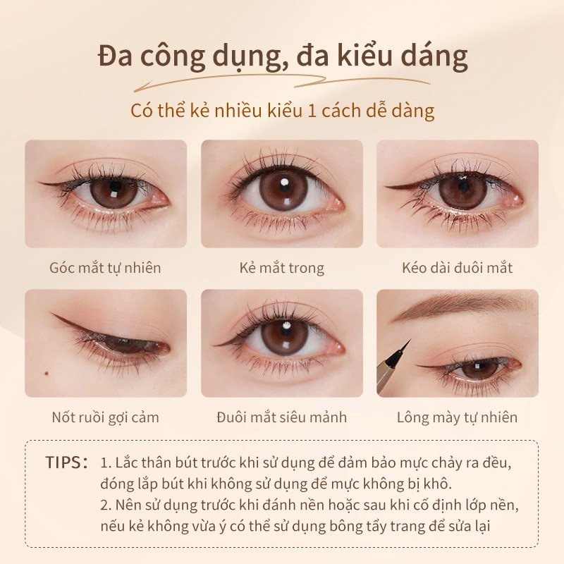 Bút Kẻ Mắt Nước Judydoll Siêu Mảnh - 02 Nâu Đậm 0.4g (Mới)