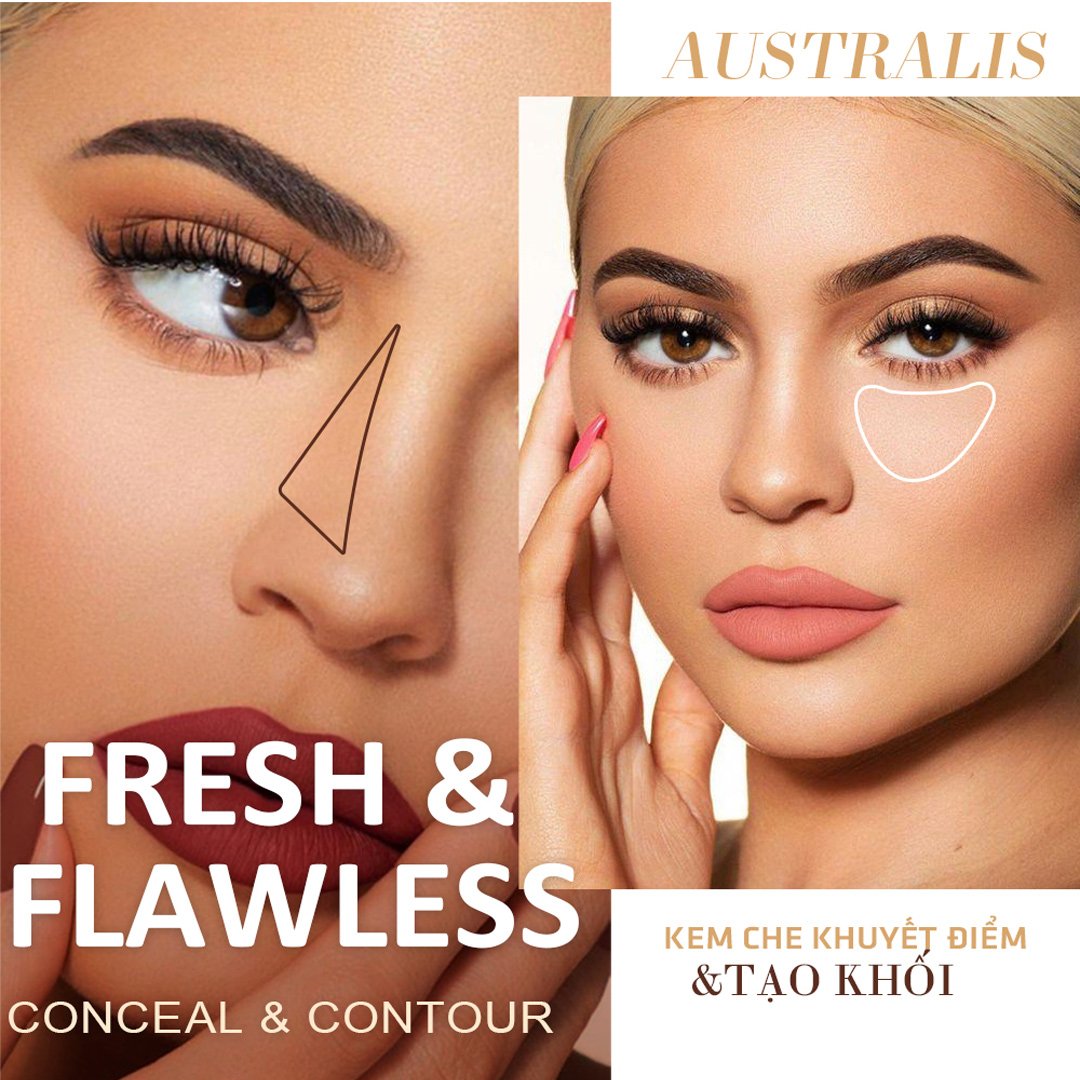 Che Khuyết Điểm Và Tạo Khối Australis Tông Tự Nhiên 7.5ml (Mới)