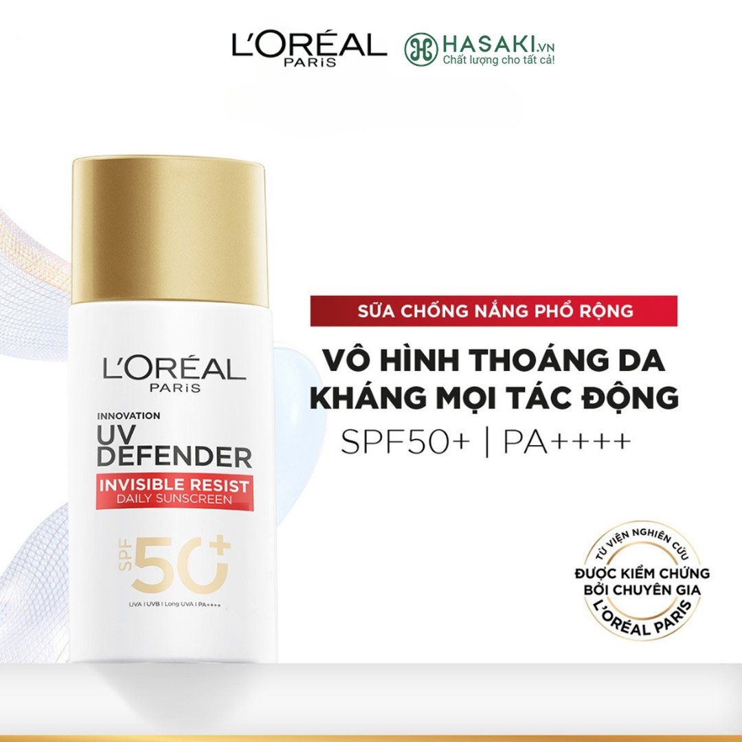 Combo 2 Kem Chống Nắng L'Oreal X20 Thoáng Da Mỏng Nhẹ 50ml