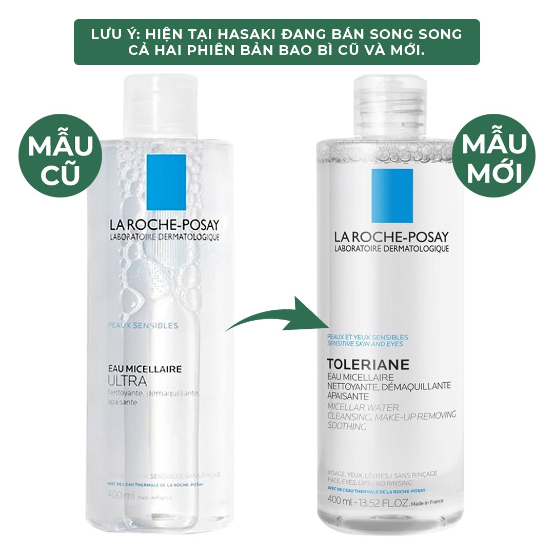 Combo 2 Nước Tẩy Trang La Roche-Posay Dành Cho Da Nhạy Cảm 400ml