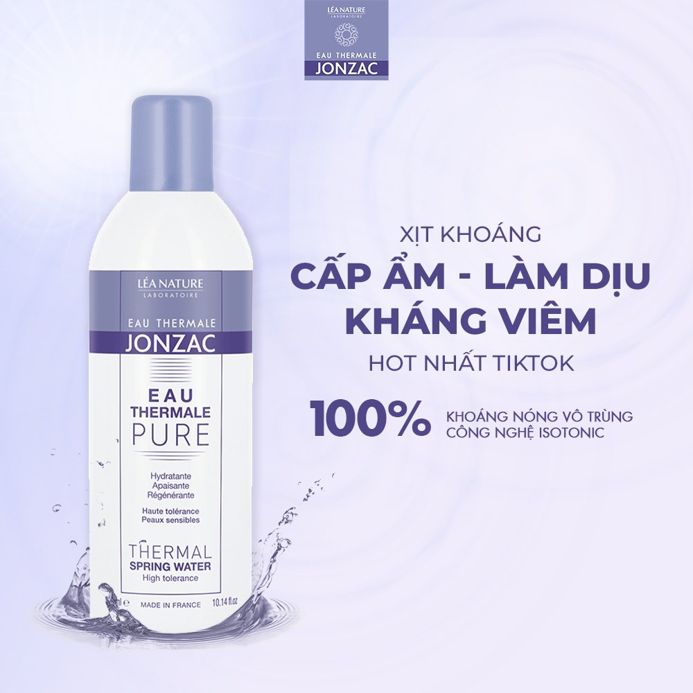 Combo 2 Xịt Khoáng JONZAC Cung Cấp Nước, Dưỡng Ẩm Da 300ml