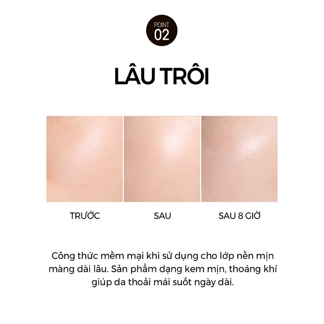 Combo B.O.M Phấn Nước Che Khuyết Điểm #21N Tông Trắng Sáng 15g + Phấn Phủ Kiềm Dầu Dạng Nén 7.5g