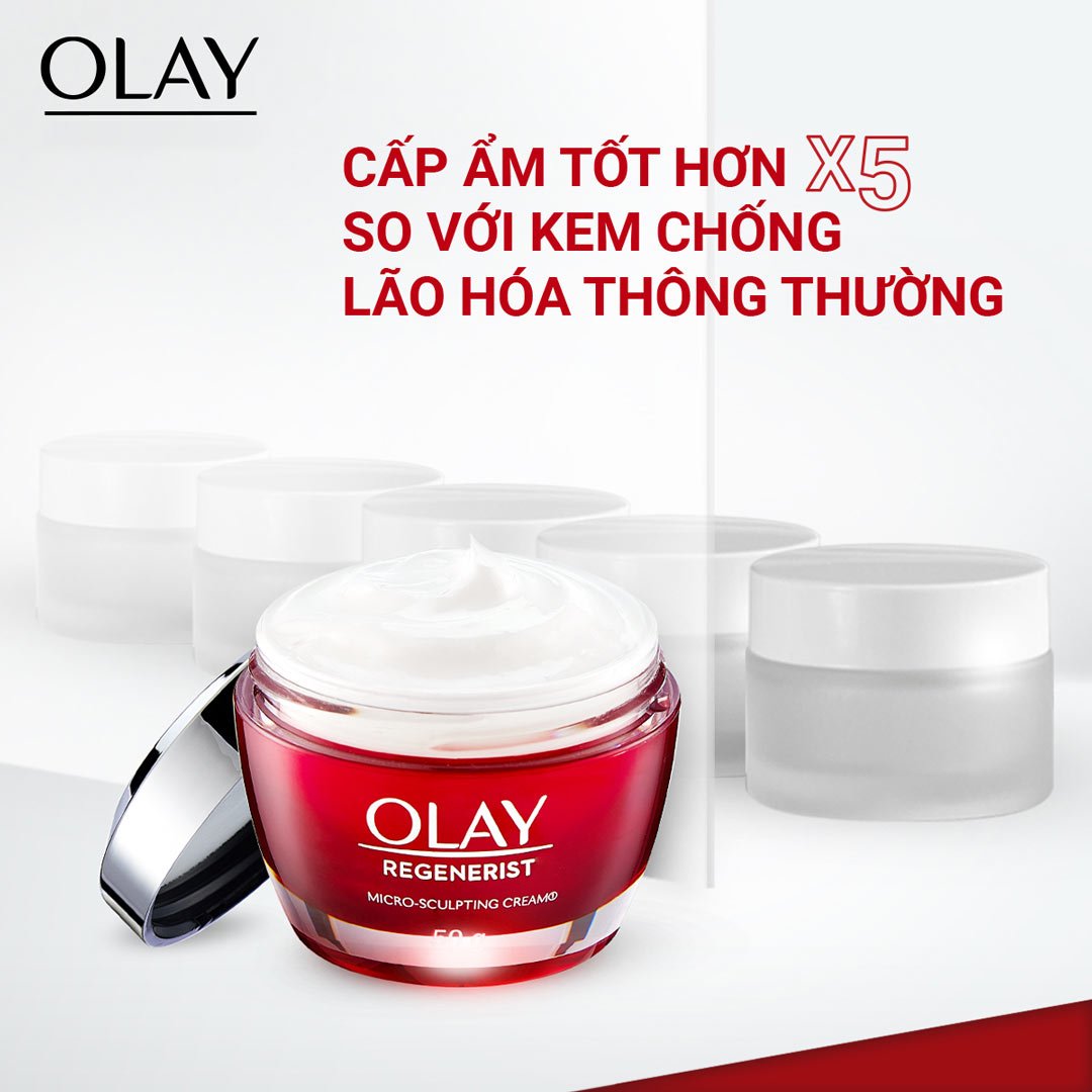 Bộ 2 Kem Dưỡng Olay Ngăn Ngừa Lão Hóa Ngày & Đêm 50gx2
