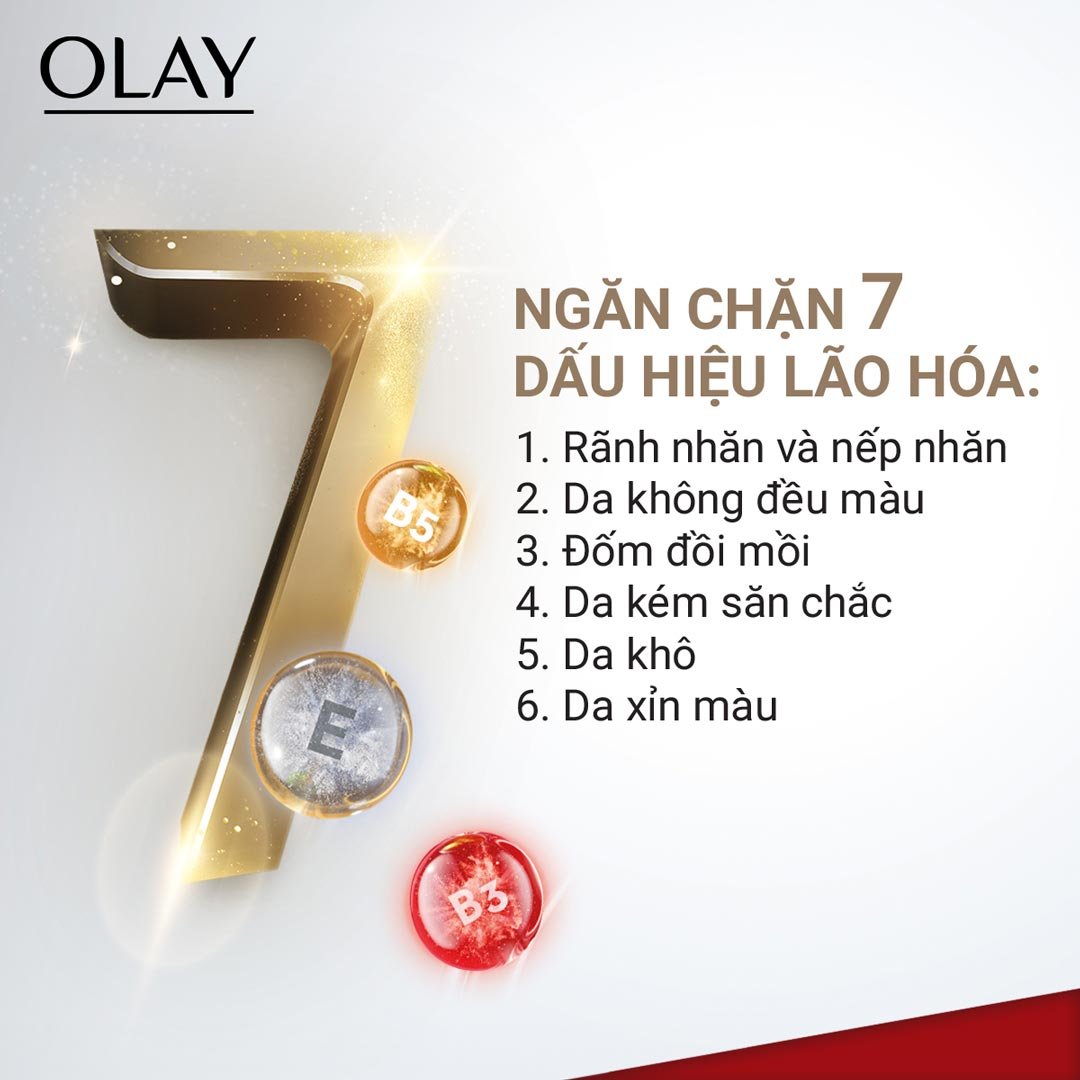 Combo Kem Dưỡng Olay Ngừa Lão Hóa Ban Ngày & Ban Đêm 50g/Lọ