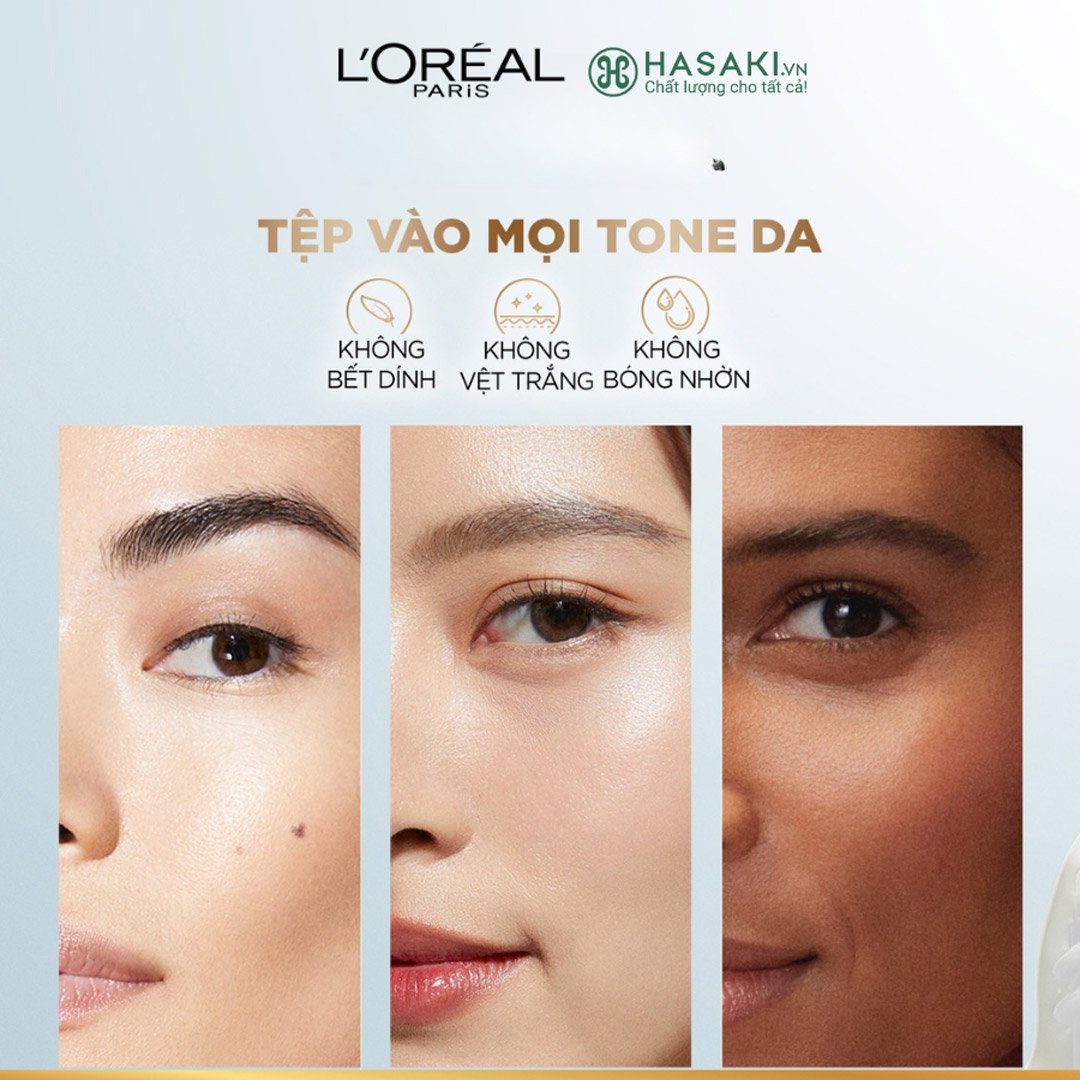 Combo L'Oreal Kem Chống Nắng X20 Mỏng Nhẹ 50ml + Kem Dưỡng Sáng Da Mờ Thâm Ban Ngày 15ml + Nước Tẩy Trang Căng Mịn Da 95ml