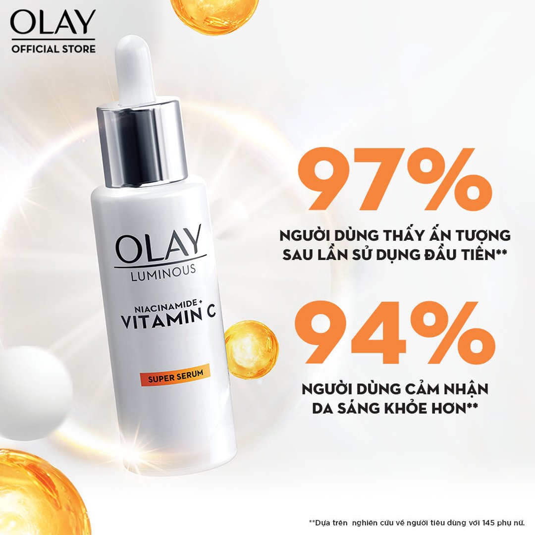 Combo Serum & Kem Dưỡng Olay Mờ Vết Thâm, Đốm Nâu, Sáng Da 30ml+50g