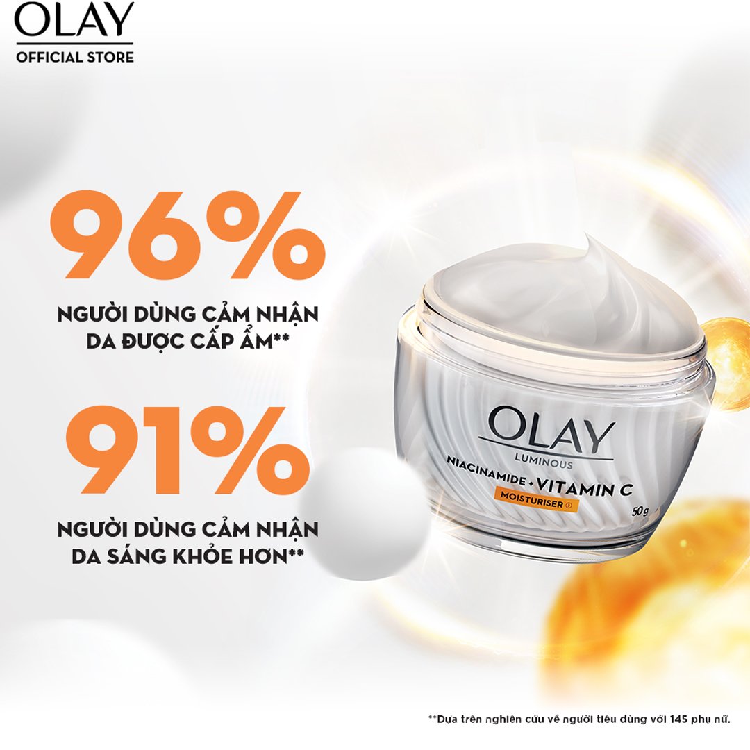 Combo Serum & Kem Dưỡng Olay Mờ Vết Thâm, Đốm Nâu, Sáng Da 30ml+50g