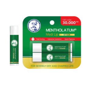 Combo Son Dưỡng Mentholatum Cho Môi Khô, Nứt Nẻ 4.3gx2