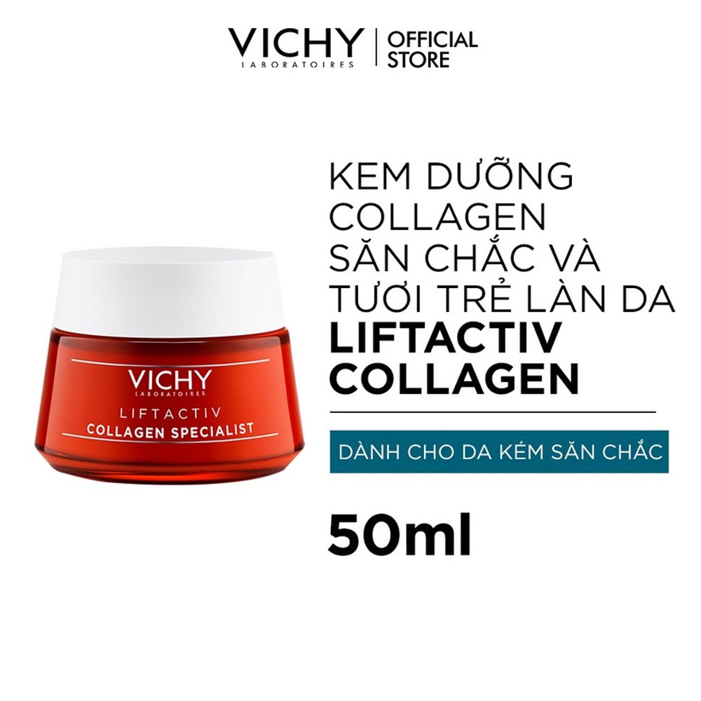 Combo Vichy Kem Dưỡng Ngừa Lão Hóa 50ml + Xịt Khoáng 50ml
