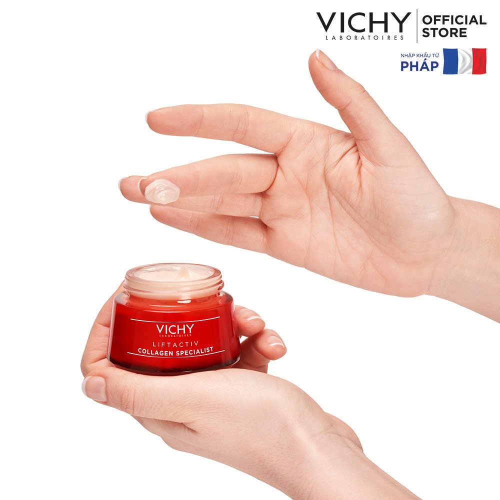 Combo Vichy Kem Dưỡng Ngừa Lão Hóa 50ml + Xịt Khoáng 50ml