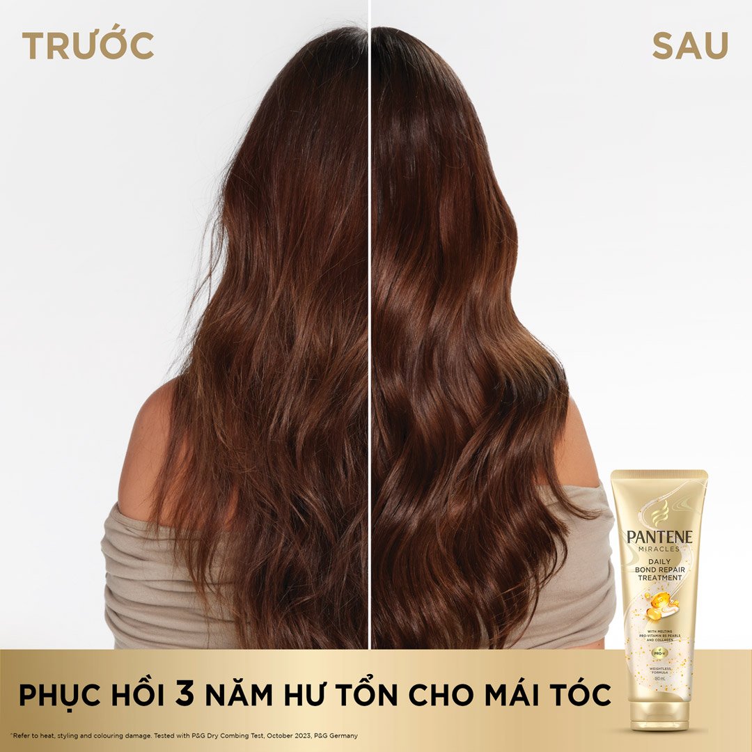 Combo 2 Kem Xả Serum Pantene Miracles Phục Hồi Liên Kết Tóc 180ml