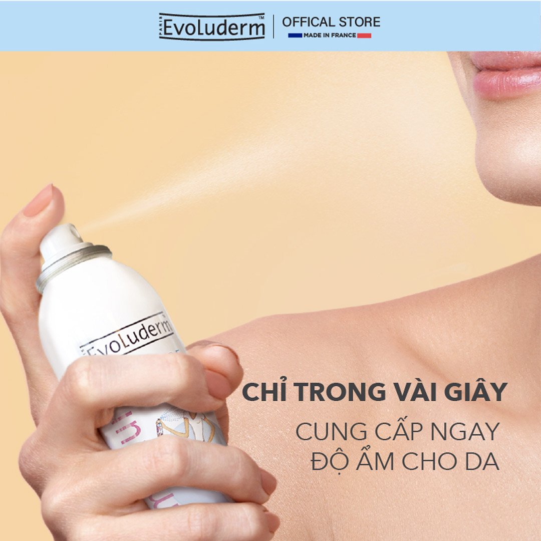 Combo 2 Xịt Khoáng Evoluderm Cấp Nước & Làm Dịu Da 150ml