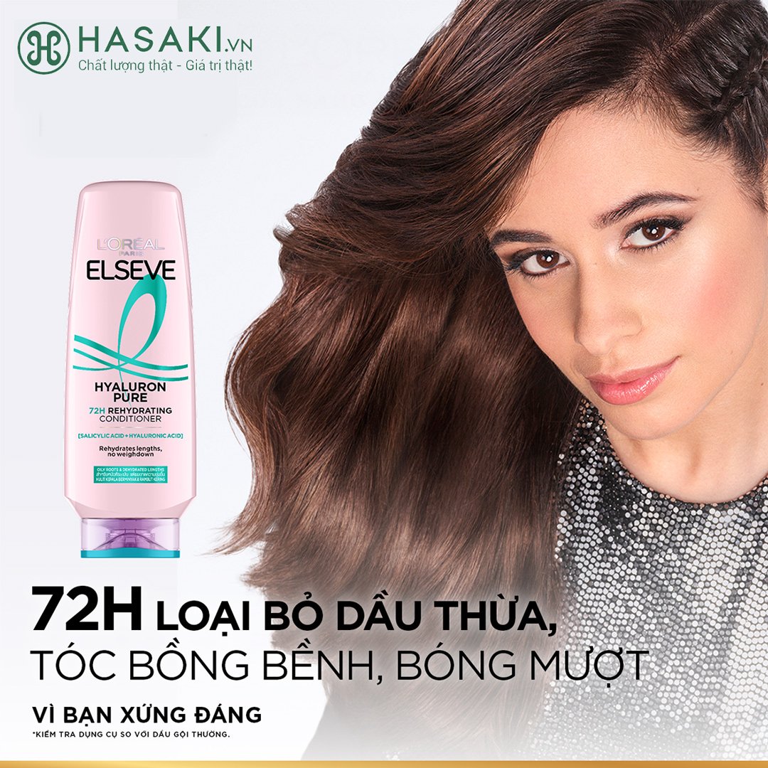 Dầu Xả L'Oreal Tóc Phồng Bồng Bềnh Cho Da Đầu Thường, Dầu 375ml