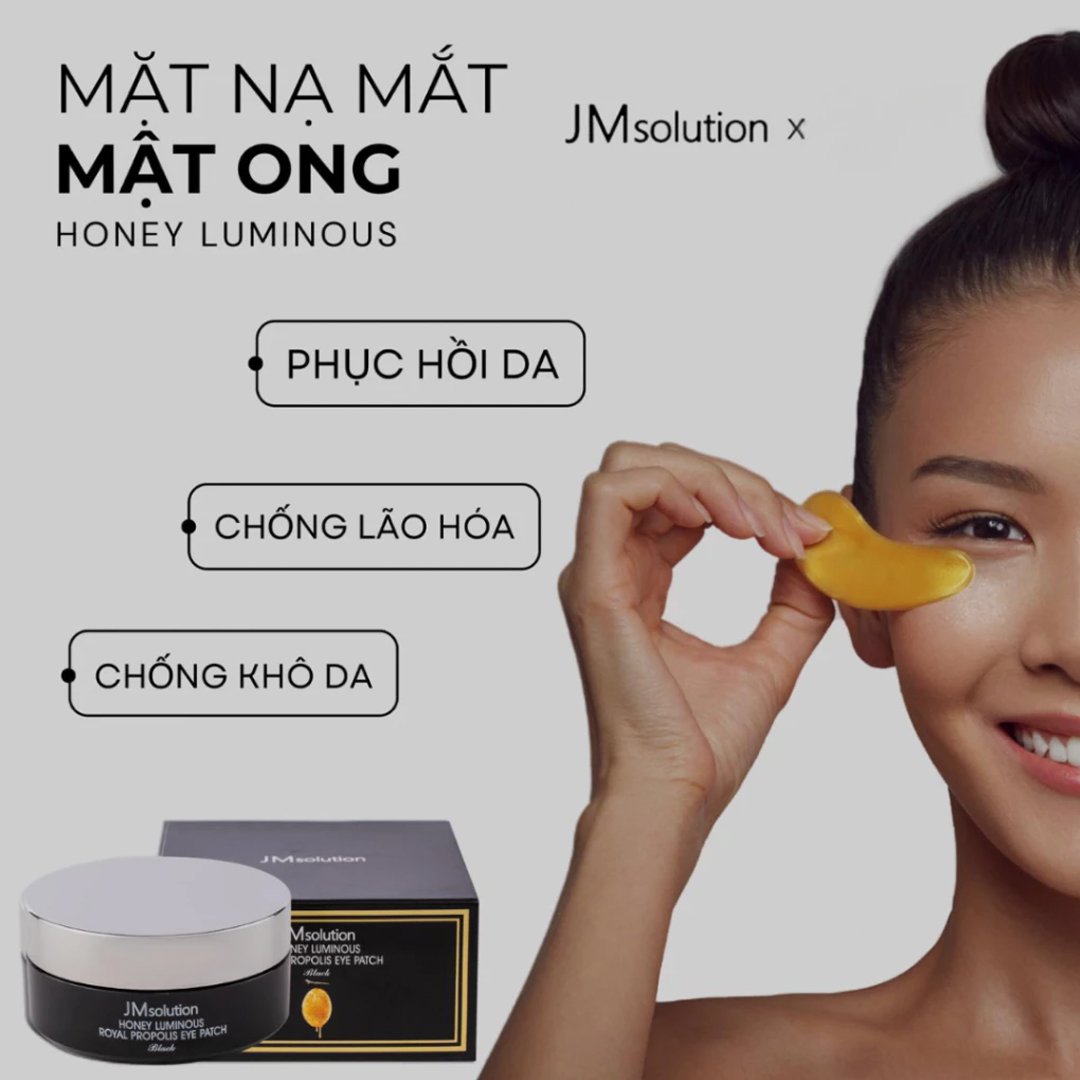 Mặt Nạ Mắt JMsolution Mật Ong Mờ Quầng Thâm, Nếp Nhăn 90g