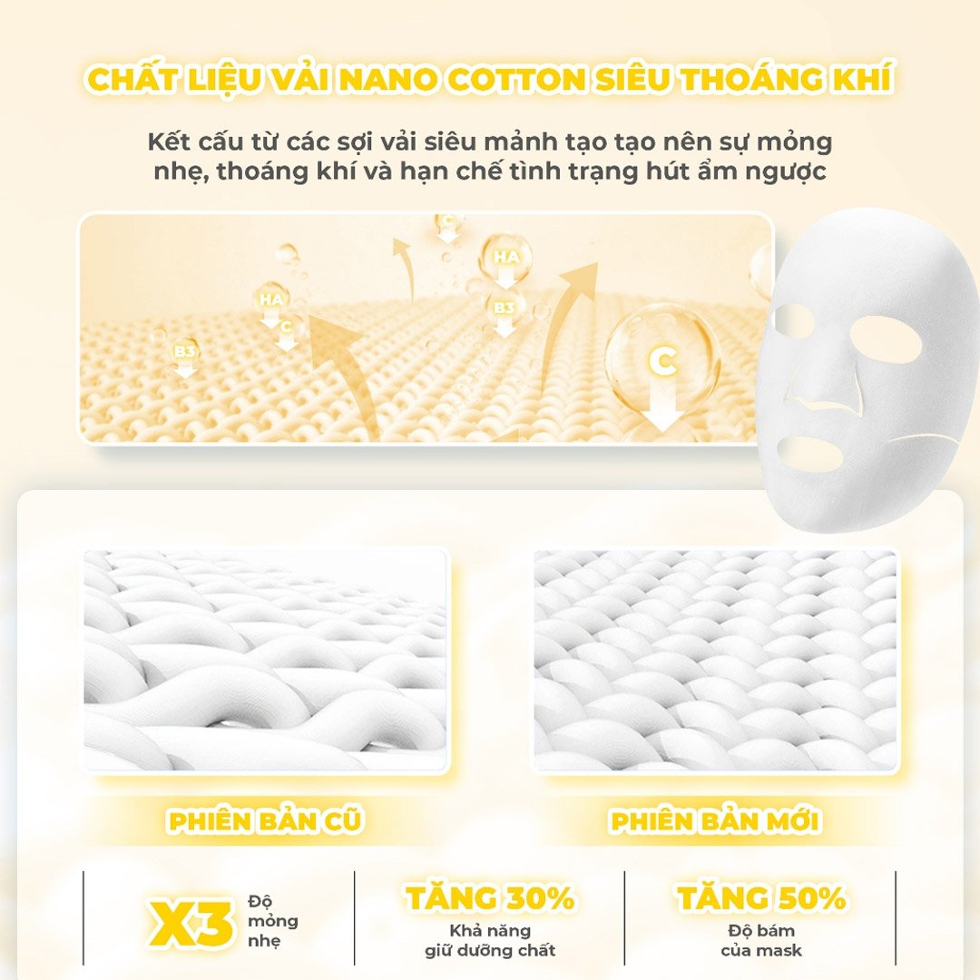 Mặt Nạ BNBG Vitamin B3 Làm Sáng Da 30ml (Mới)