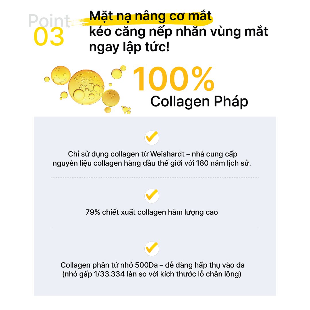 Mặt Nạ Mắt Medianswer Retinol Cải Thiện Quầng Thâm 60 Miếng