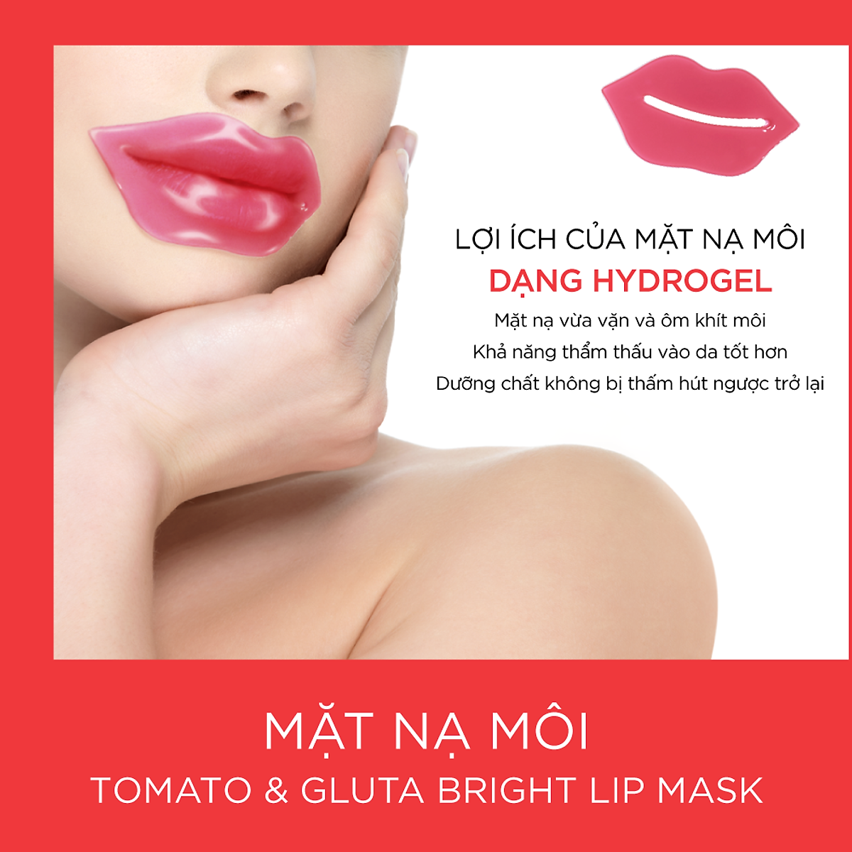 Mặt Nạ Môi Baby Bright Chiết Xuất Cà Chua & Glutathione 10g