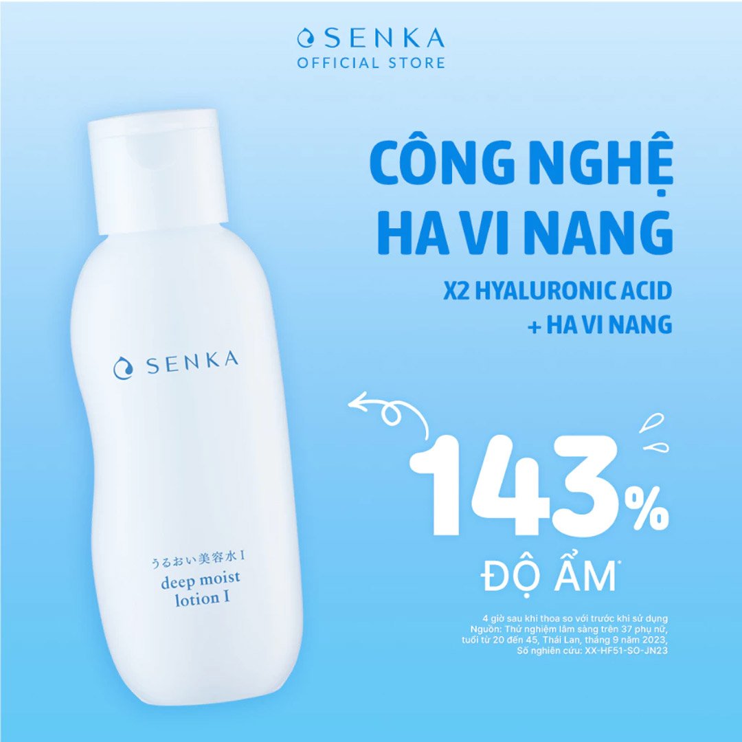 Nước Cân Bằng Senka Dưỡng Ẩm Chuyên Sâu 200ml