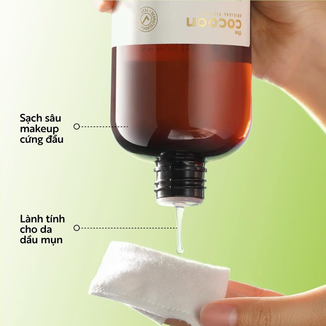 Nước Tẩy Trang Bí Đao Cocoon Làm Sạch & Giảm Dầu 500ml