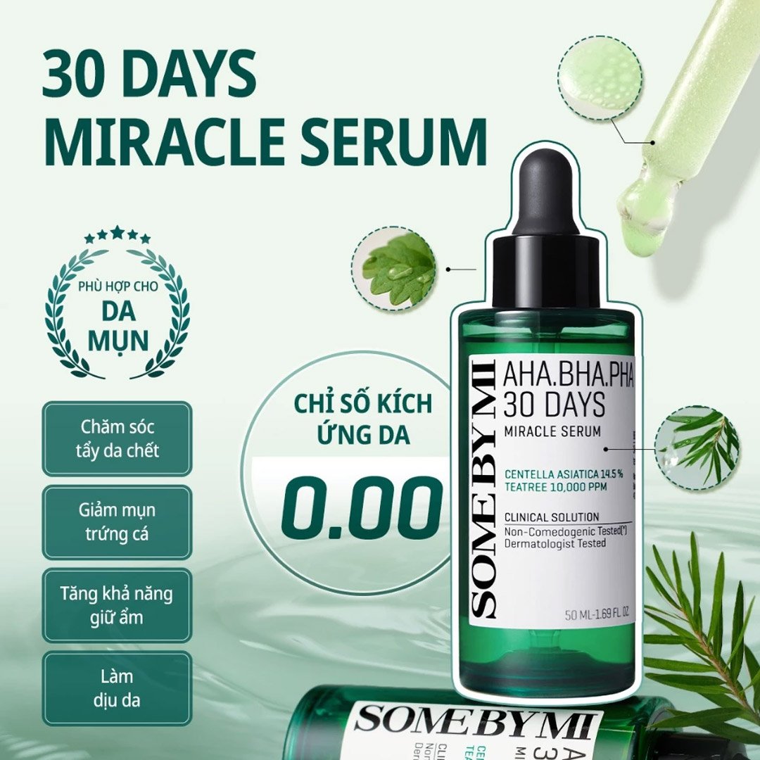 Serum Some By Mi AHA-BHA-PHA Cho Da Mụn 50ml
