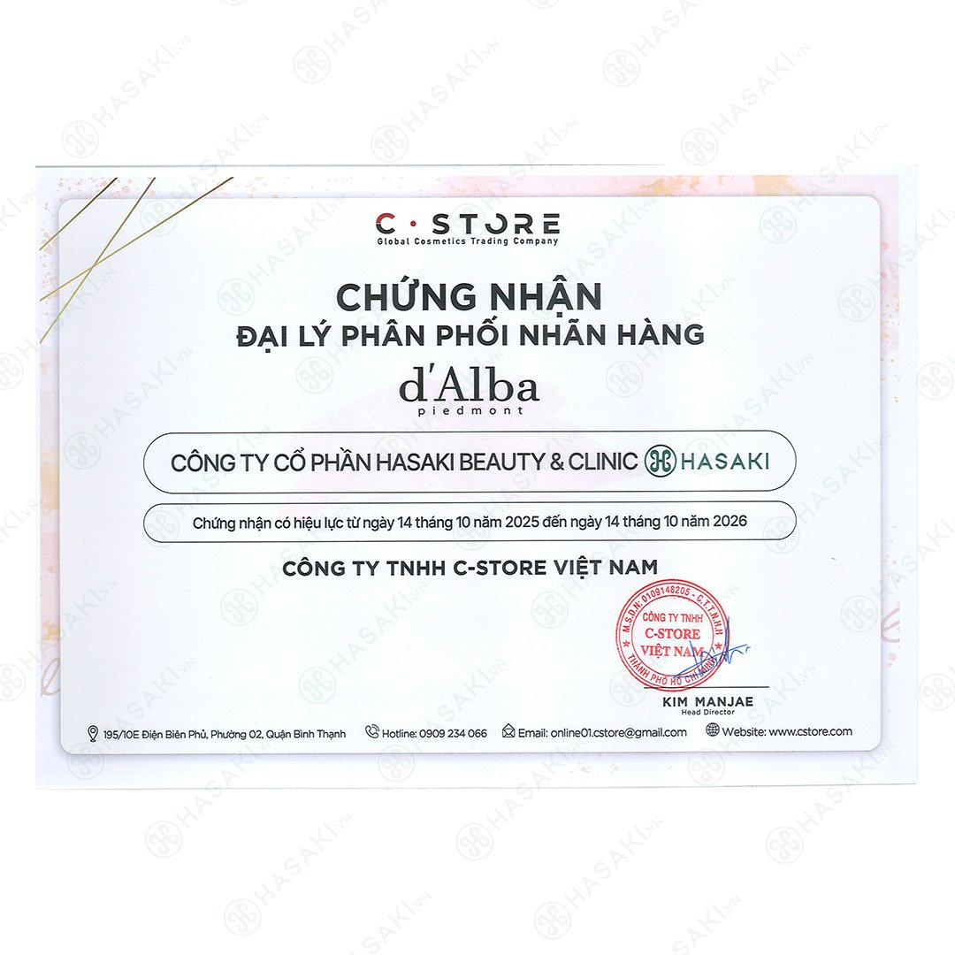 Serum d'Alba Dạng Xịt Nấm Truffle Trắng Căng Bóng Da 100ml