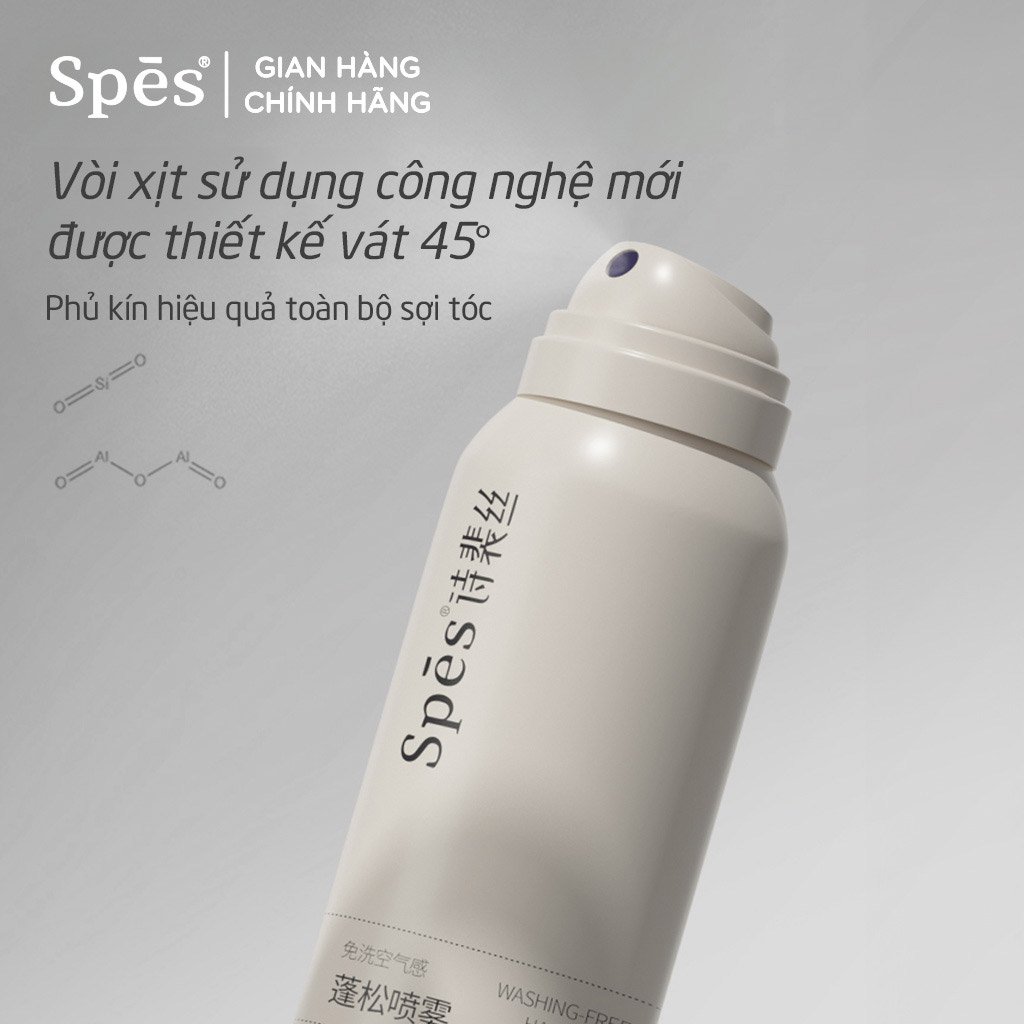 Dầu Gội Khô Spes Dạng Xịt Không Mùi 50ml