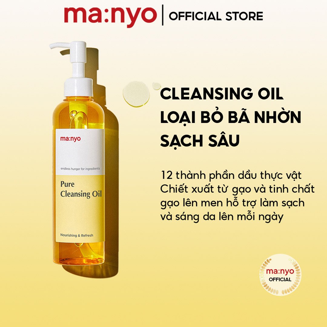 Dầu Tẩy Trang Ma:nyo Nguyên Chất 200ml