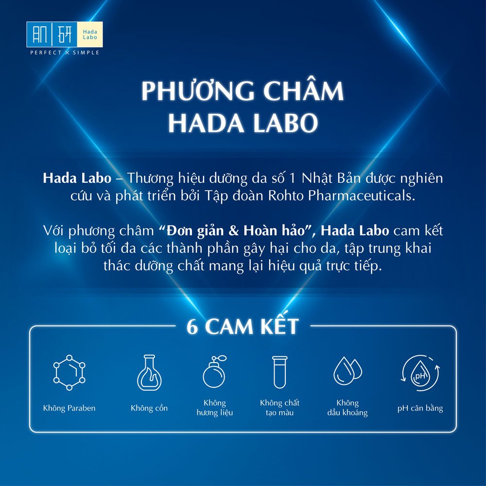 Bộ Sản Phẩm Hada Labo Dưỡng Sáng Da 3 Món