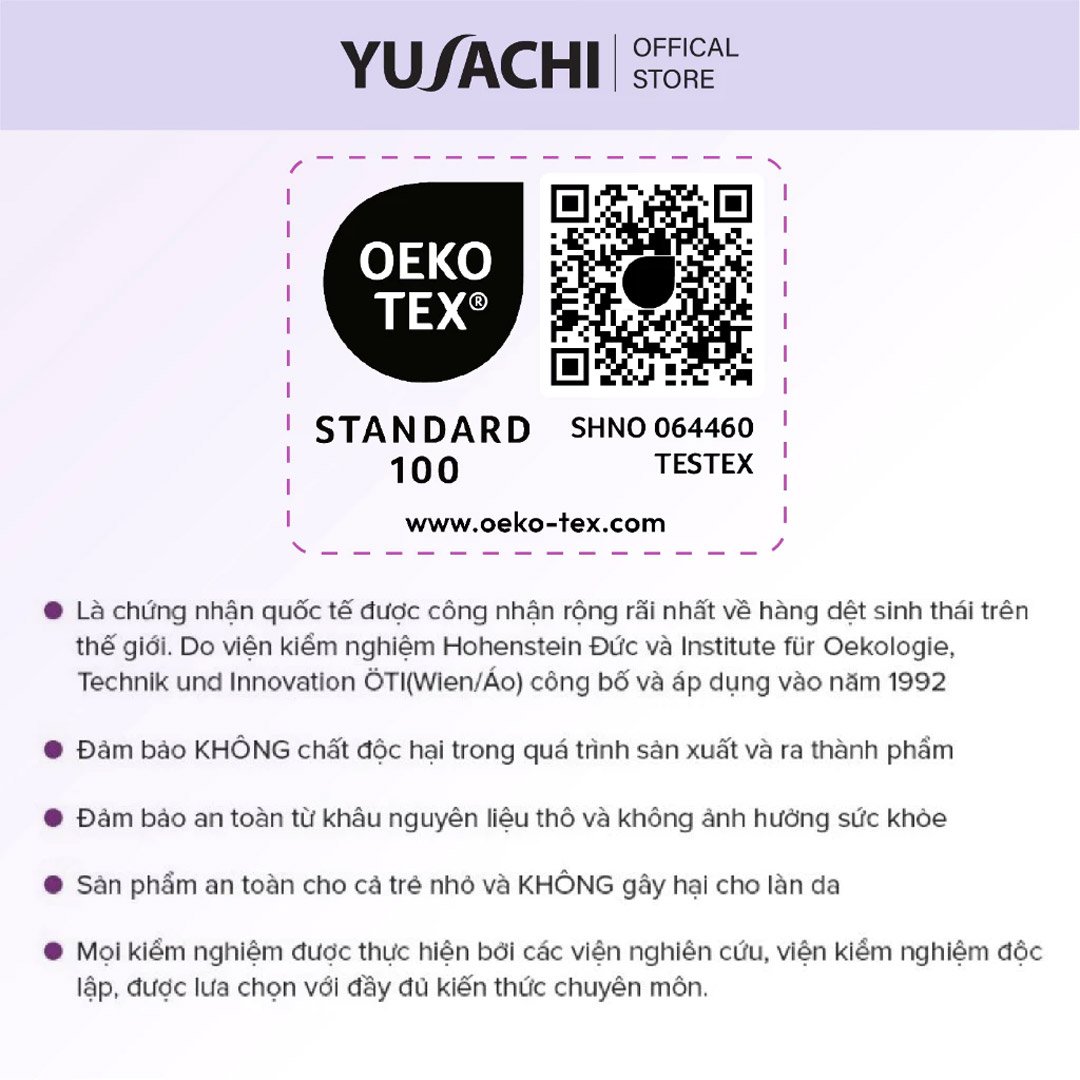 Bông Tẩy Trang Yusachi Suzuran 100% Cotton 200 Miếng