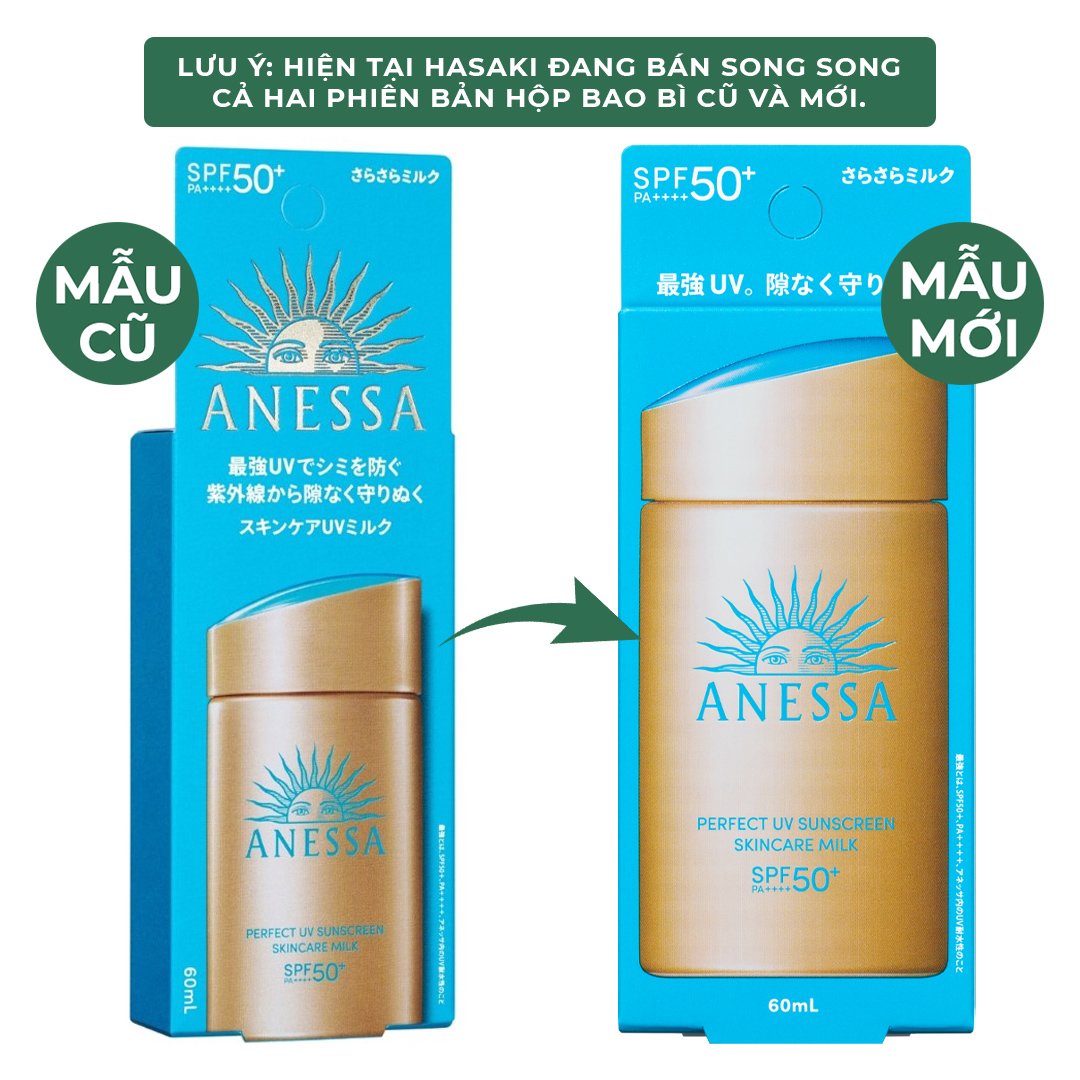 Combo 2 Sữa Chống Nắng Anessa Dưỡng Da Kiềm Dầu 60ml (Bản Mới)