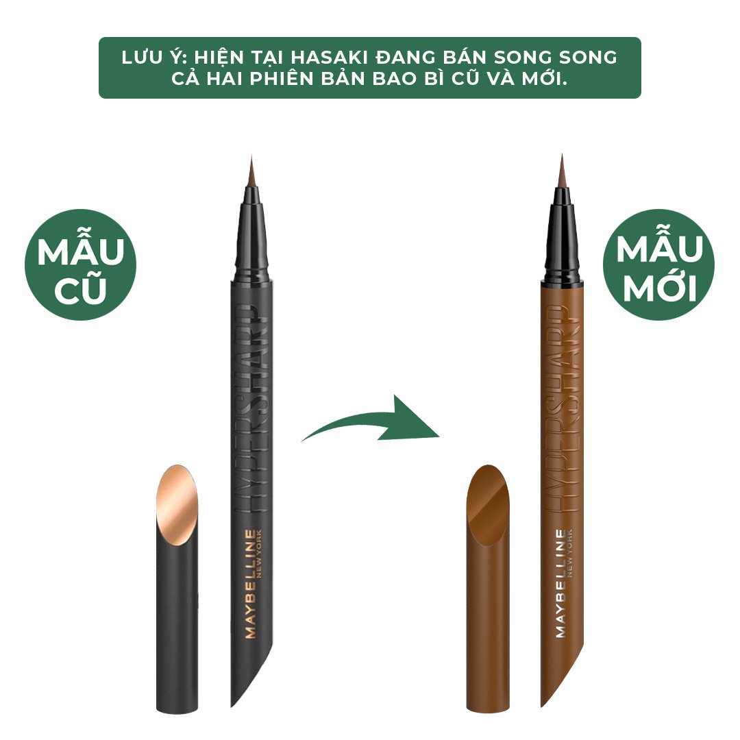 Bút Kẻ Mắt Nước Maybelline Sắc Mảnh BR1 Nâu Tự Nhiên 0.4g