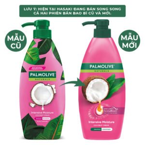 Combo 2 Dầu Gội Xả Palmolive Dưỡng Ẩm Tóc Từ Sữa Dừa 180ml+600ml