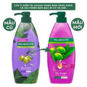 Dầu Gội Xả Palmolive Suôn Mượt Từ Dầu Oliu Và Keratin 600ml