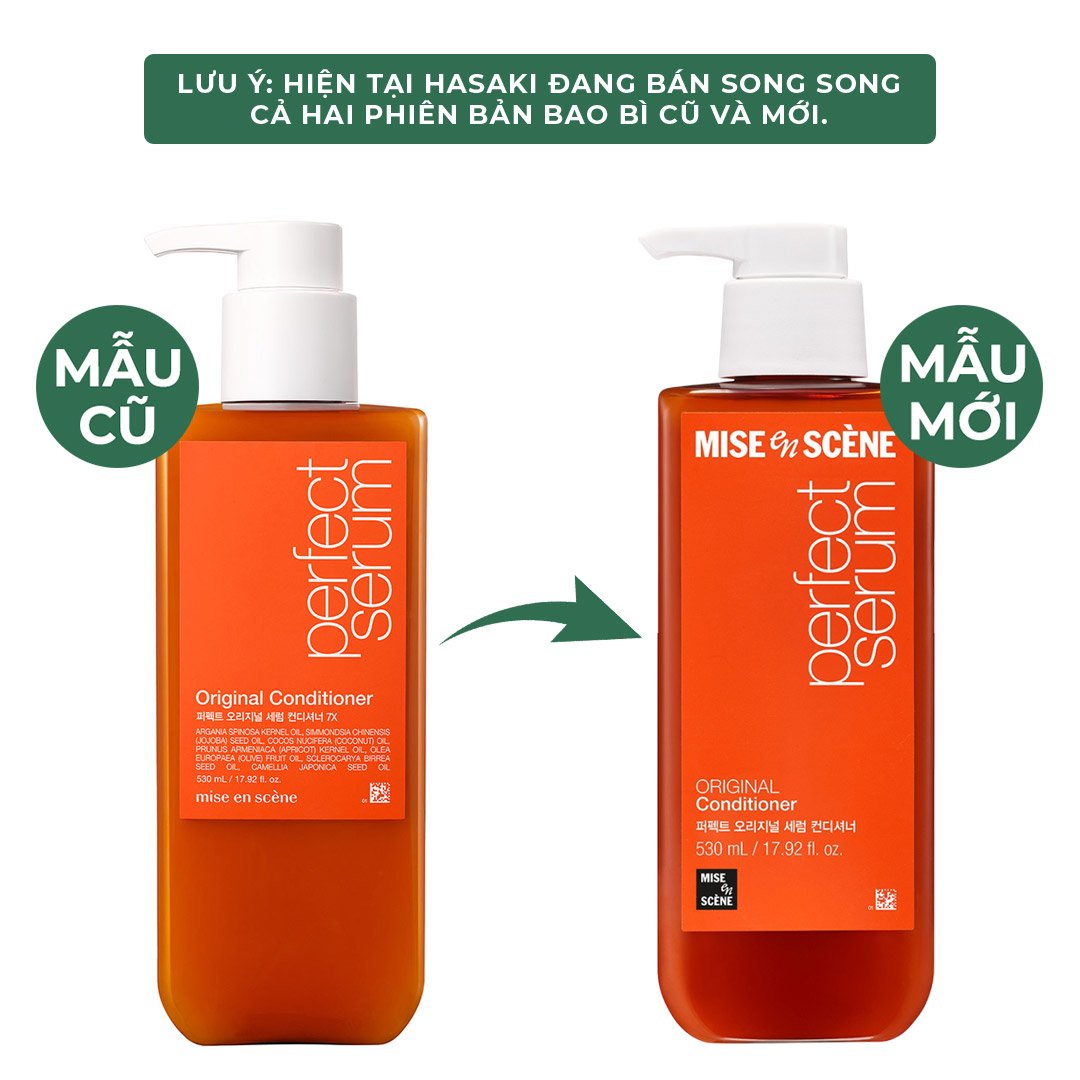 Dầu Xả Mise en scène Hỗ Trợ Phục Hồi Tóc Hư Tổn 530ml