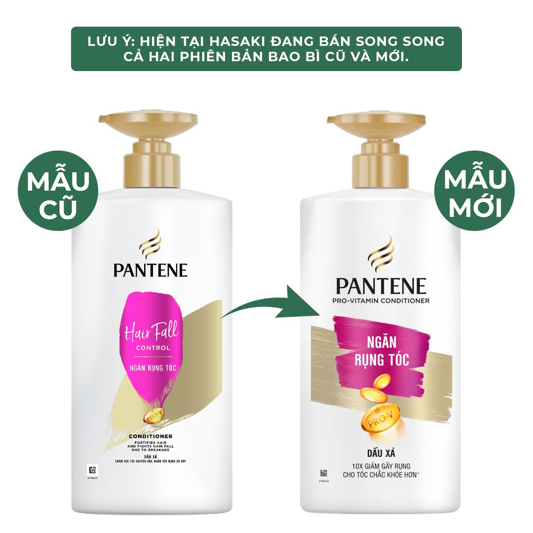 Bộ Gội Xả Pantene Ngăn Rụng Tóc (Dầu Gội 650ml + Dầu Xả Siêu Dưỡng 300ml)