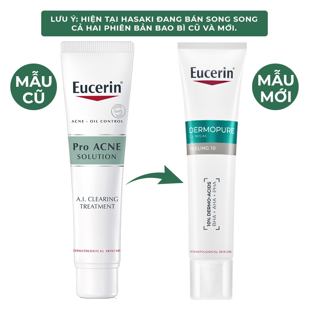 Gel Giảm Mụn Eucerin Dành Cho Mụn Viêm & Không Viêm 40ml