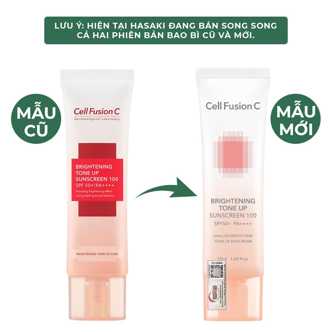 Kem Chống Nắng Cell Fusion C Nâng Tông Da 50ml