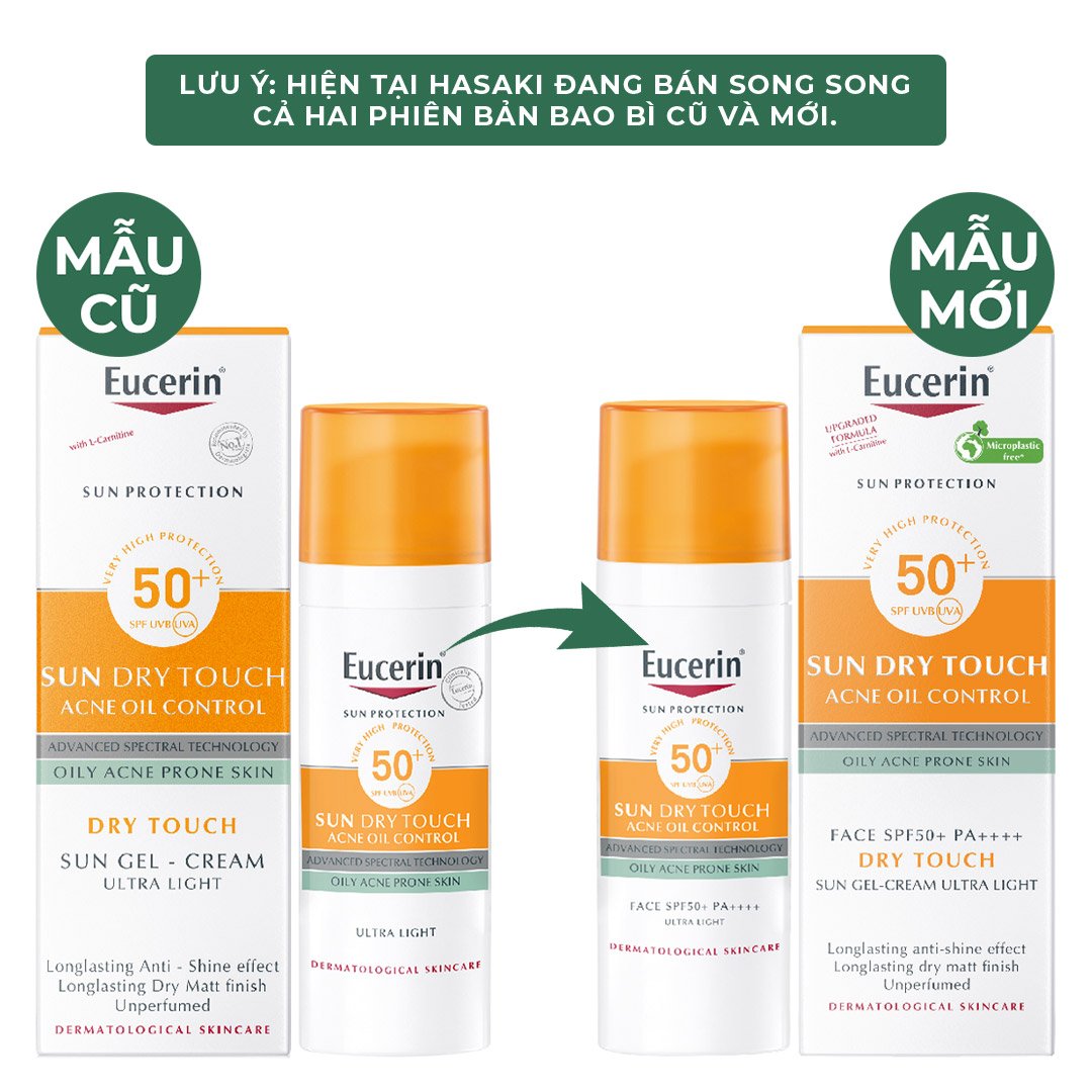 Kem Chống Nắng Eucerin Kiềm Dầu & Ngừa Mụn 50ml