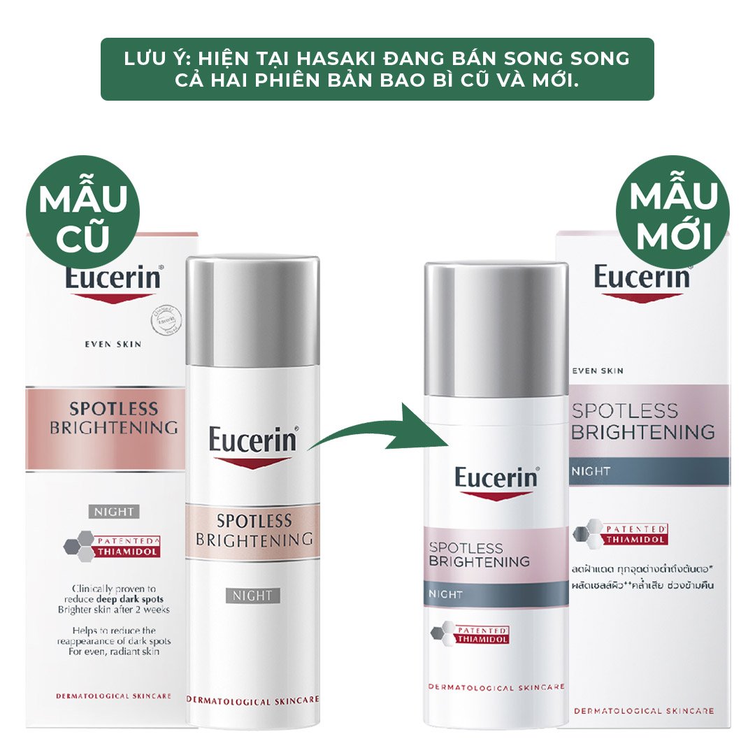 Kem Dưỡng Eucerin Làm Sáng Da Ban Đêm 50ml