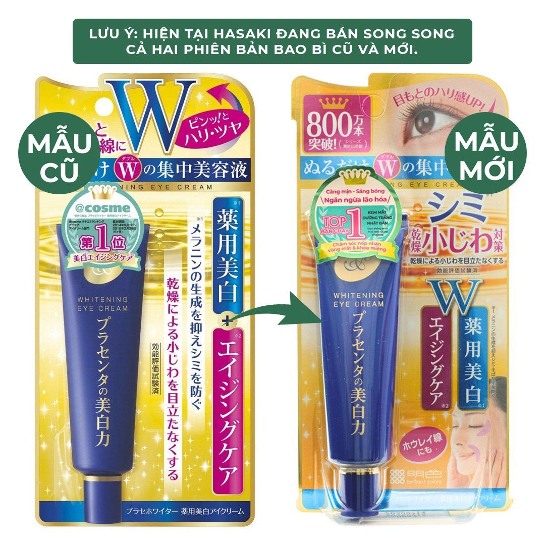 Kem Dưỡng Mắt Meishoku Ngừa Lão Hóa, Giảm Quầng Thâm 30g