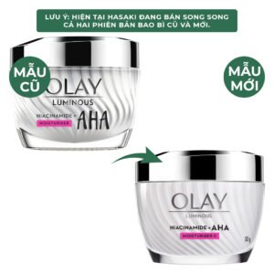 Combo Olay Serum Sức Mạnh Từ 5 Dưỡng Chất 30ml + Kem Dưỡng Sáng Da, Mờ Thâm 50g