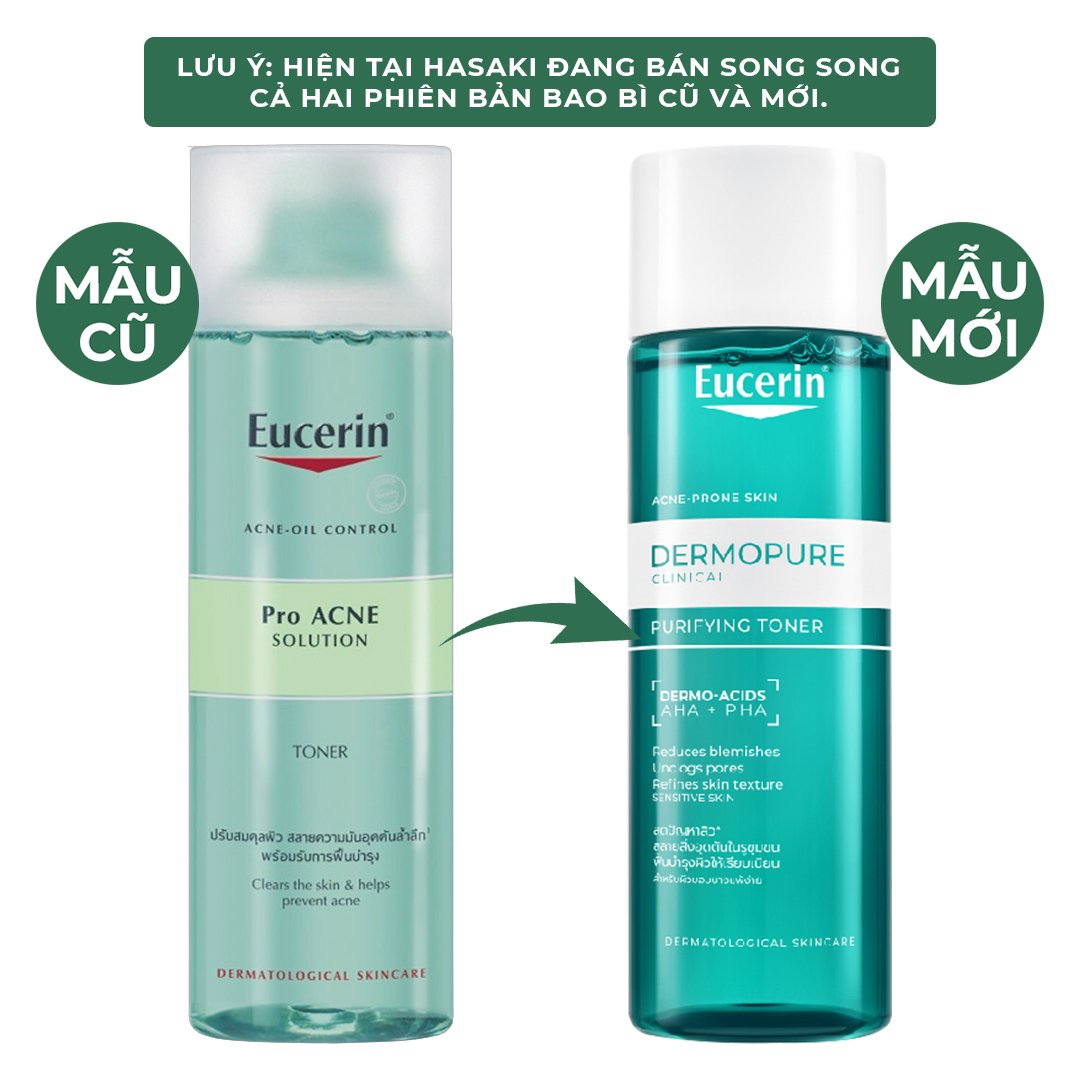 Toner Eucerin Dành Cho Da Nhờn Mụn 200ml