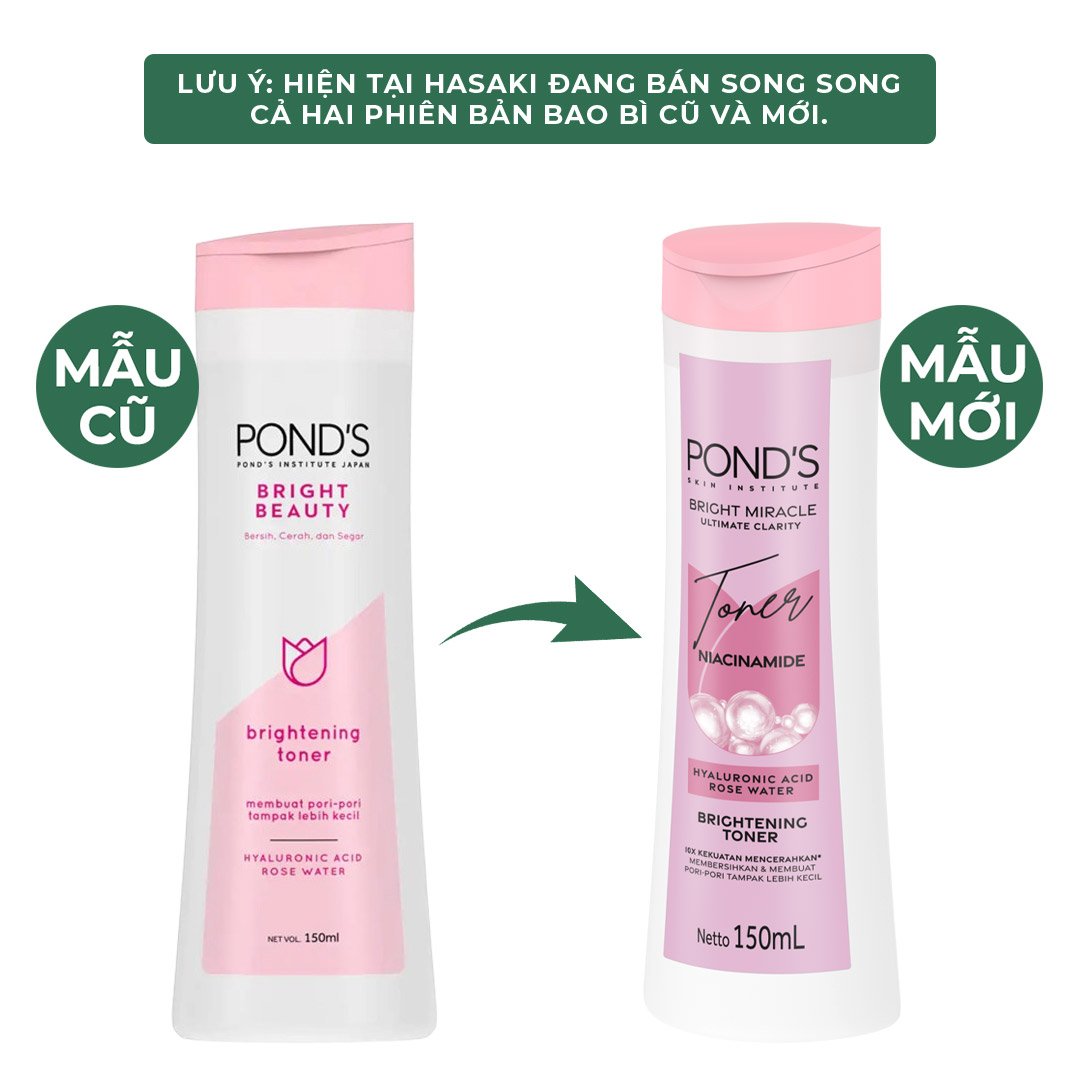 Nước Hoa Hồng Pond's Sáng Da, Cân Bằng pH 150ml