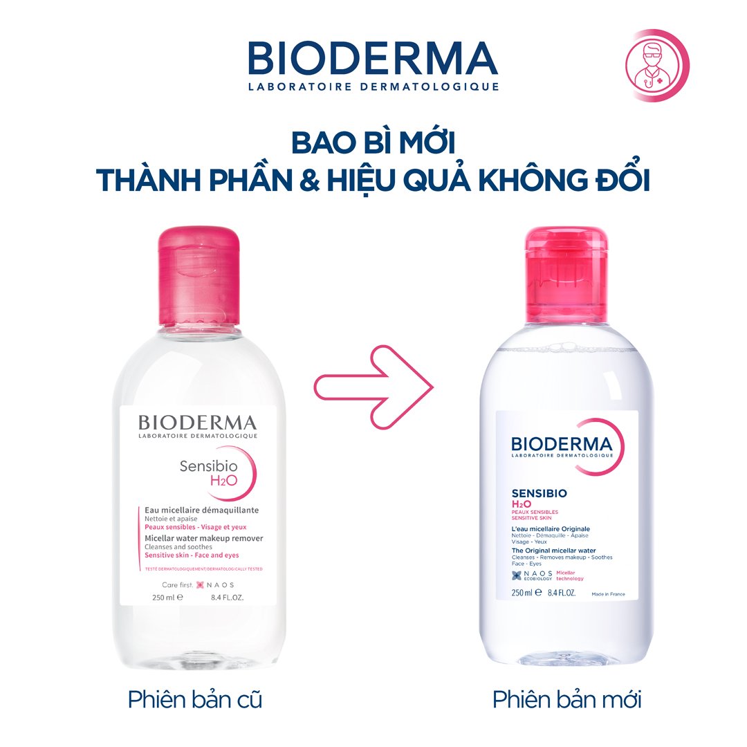 Nước Tẩy Trang Bioderma Dành Cho Da Nhạy Cảm 250ml