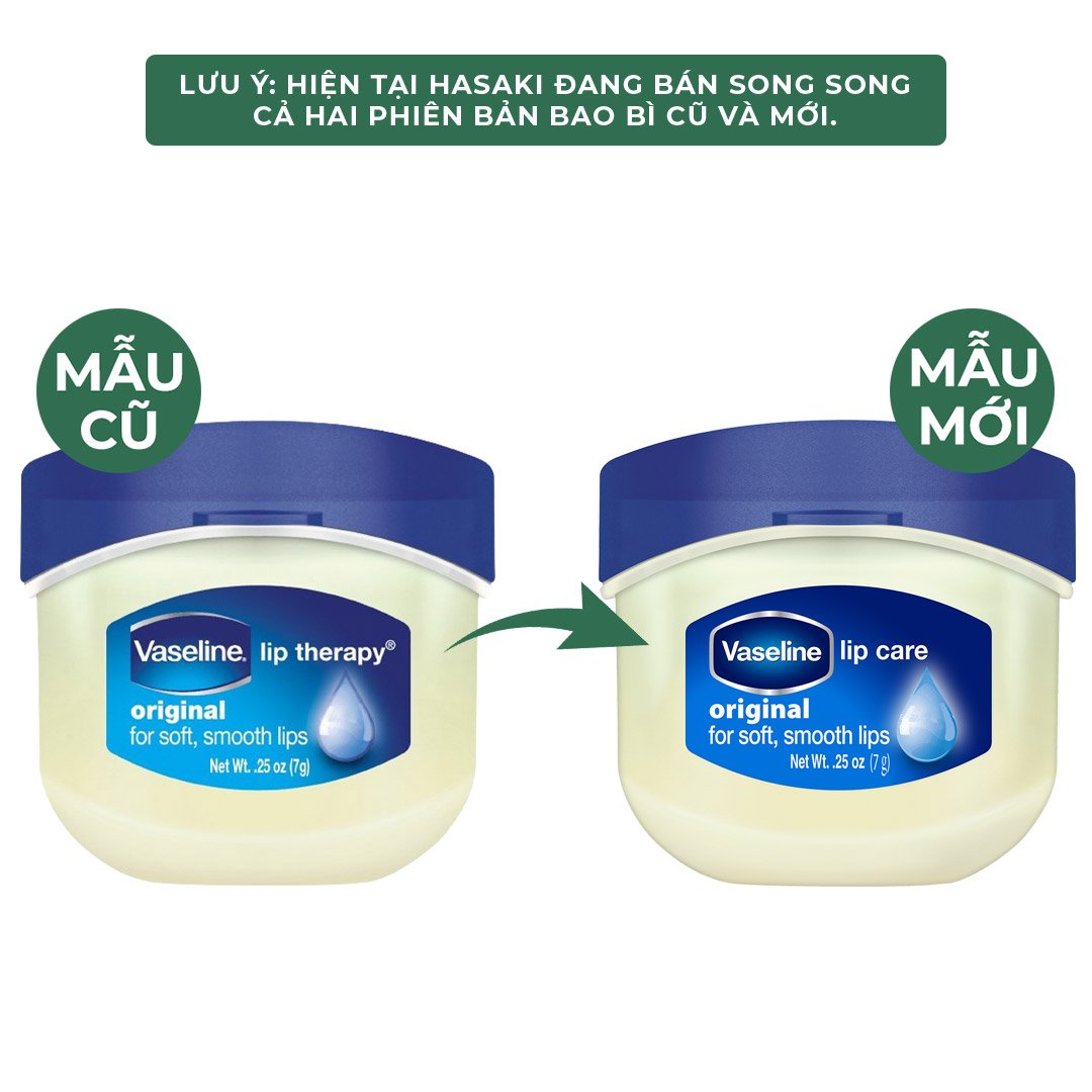 Sáp Dưỡng Môi Vaseline Mềm Mịn 7g