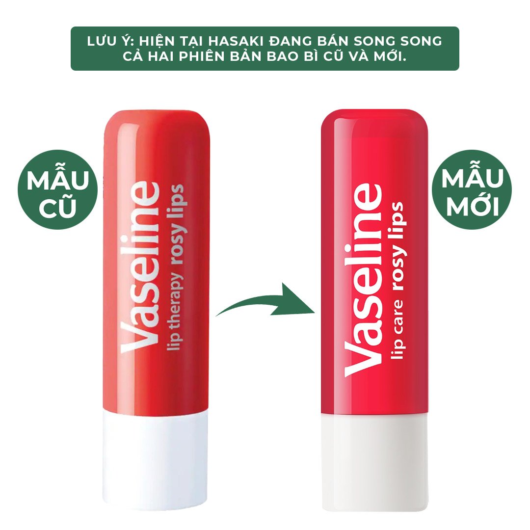Son Dưỡng Môi Vaseline Hồng Xinh 4.8g