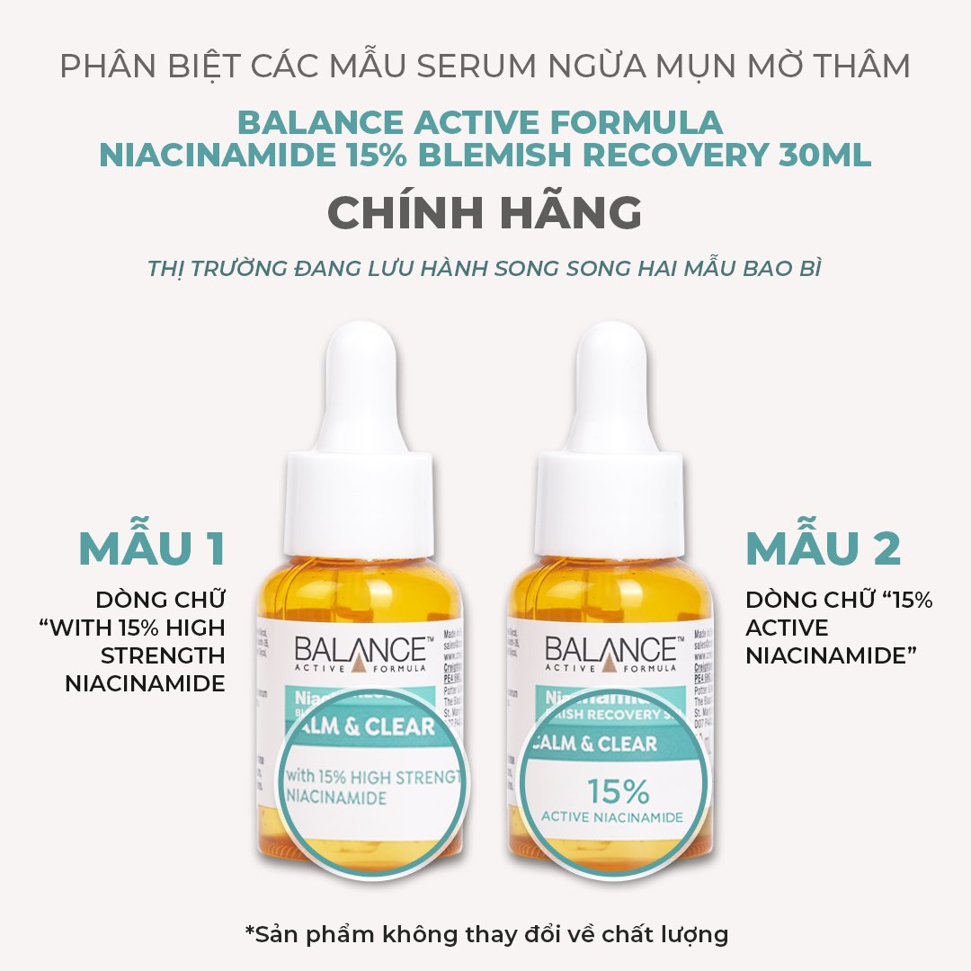 Serum Balance Active Formula Ngừa Mụn Mờ Thâm 30ml