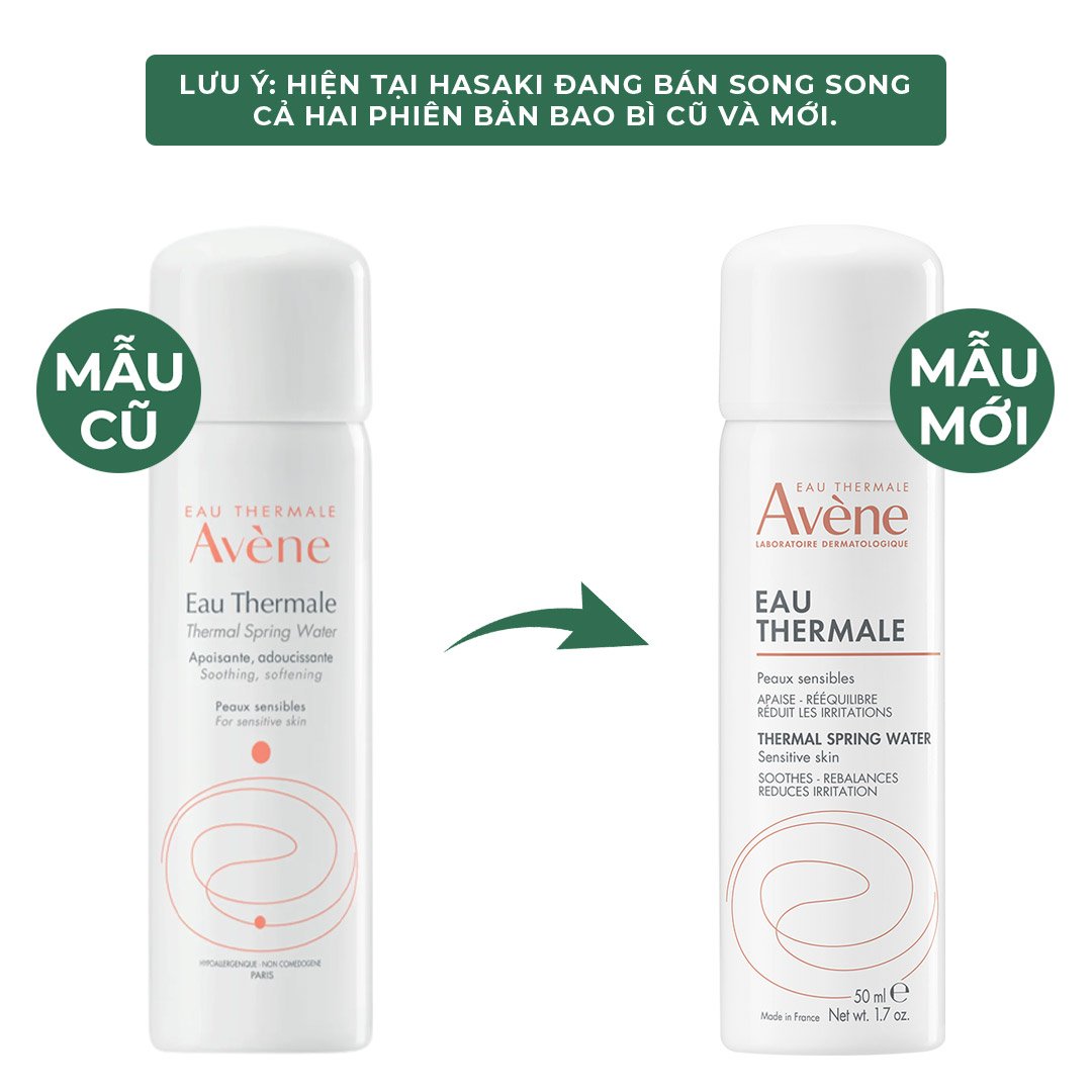 Xịt Khoáng Avène Cấp Nước, Làm Dịu & Giảm Kích Ứng 50ml